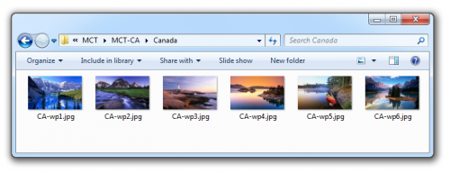 Canada's Wallpaper Folder