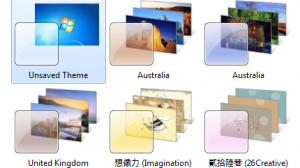 Windows 7 Hidden themes screenshot
