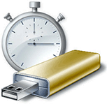 Readyboost clock and flash drive