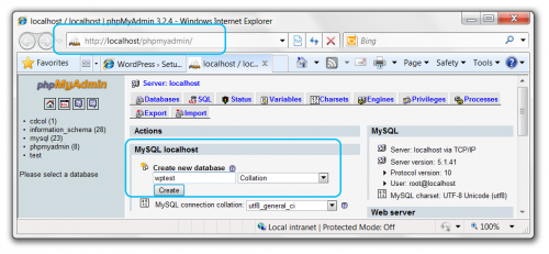 MySQL page