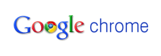 Google Chrome name logo Google Chrome name logo