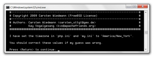 XAMPP command prompt question 5 XAMPP command prompt question 5