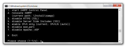 XAMPP command prompt question 6 XAMPP command prompt question 6