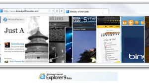 Internet Explorer 9 Beauty of the web