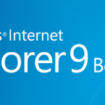 Internet Explorer 9 beta blue poster