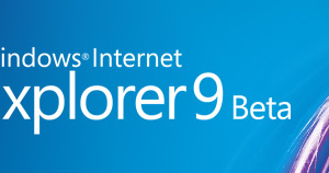 Internet Explorer 9 beta blue poster