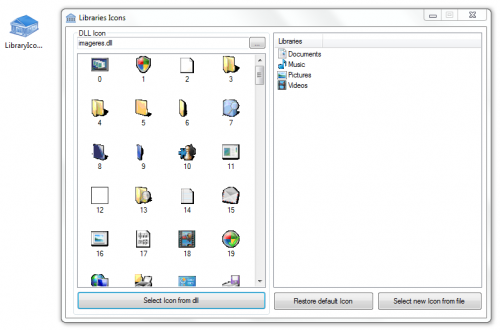 Library Icon Changer