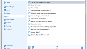 GeeTeeDee User Interface