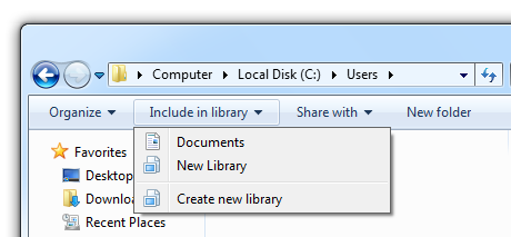 Include folder to a library Include folder to a library