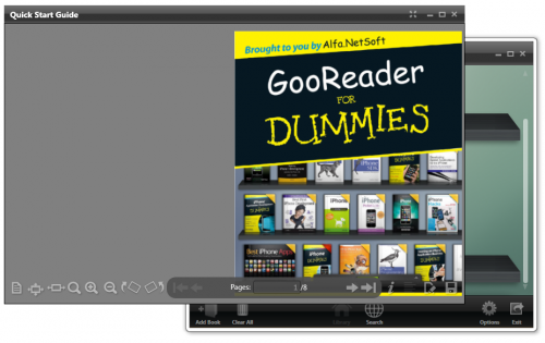 Reading ebook GooReader