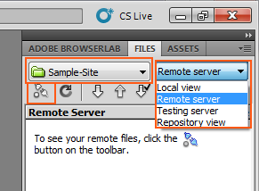 Dreamweaver CS5 Testing FTP connection Dreamweaver CS5 Testing FTP connection