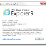 About IE9 RC