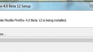 Installing Firefox 4 Beta 12