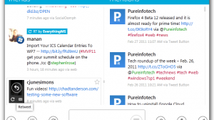 MetroTwit User Interface