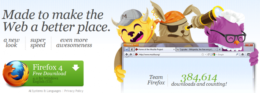 Download Mozilla Firefox 4