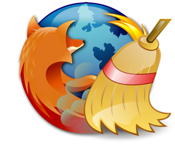 Firefox - Logo + Broom