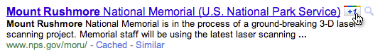 Google - +1 Button in search result Google - +1 Button in search result