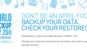 March 31 2011 - World Backup Day