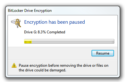 Windows BitLocker - Resume Windows BitLocker - Resume