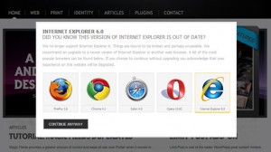 WordPress Plugin - Upgrade Internet Explorer 6