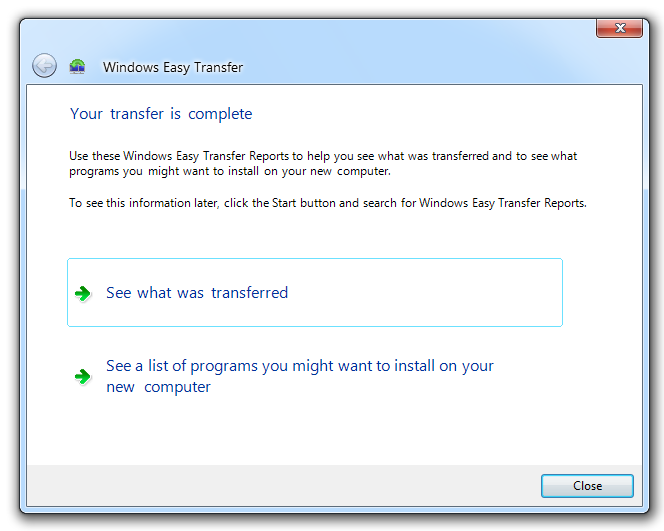 How to transfer files to a new PC with Windows Easy Transfer « Pureinfotech