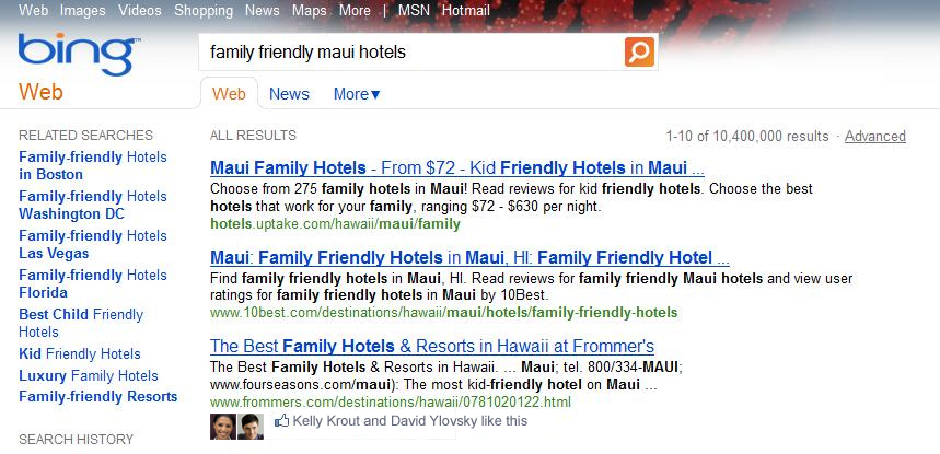 Bing Facebook Like Bing Facebook Like