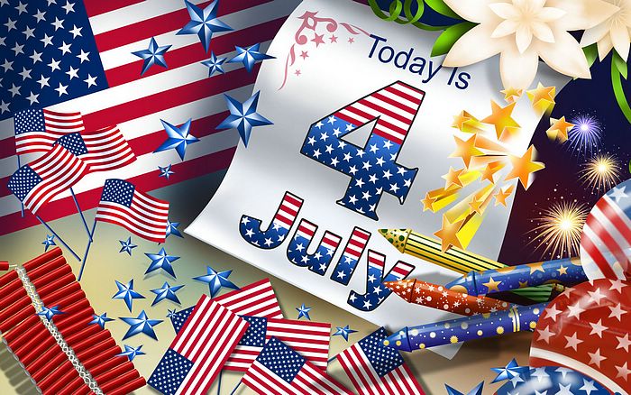 nicole 4th of July banner