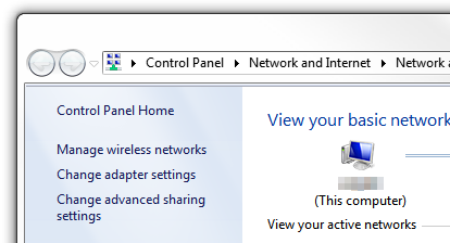 Windows 7 - Manage wireless networks