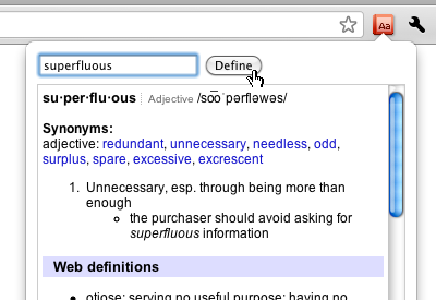 Google Dictionary - Toolbar Google Dictionary - Toolbar
