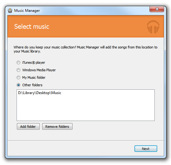 Music Beta - Select music to upload