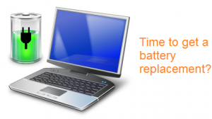 Replace laptop battery