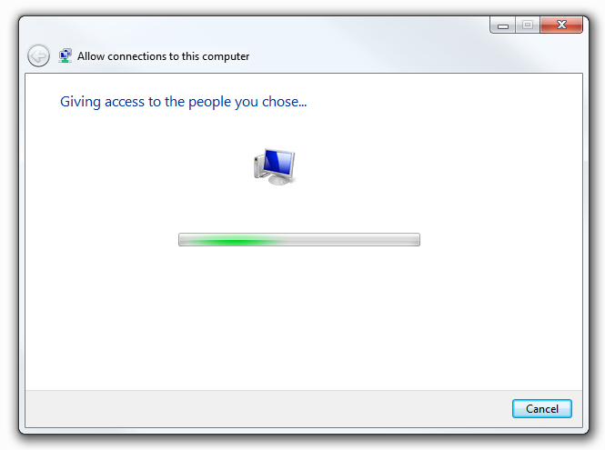 Windows 7 VPN Server - Giving access and completing process
