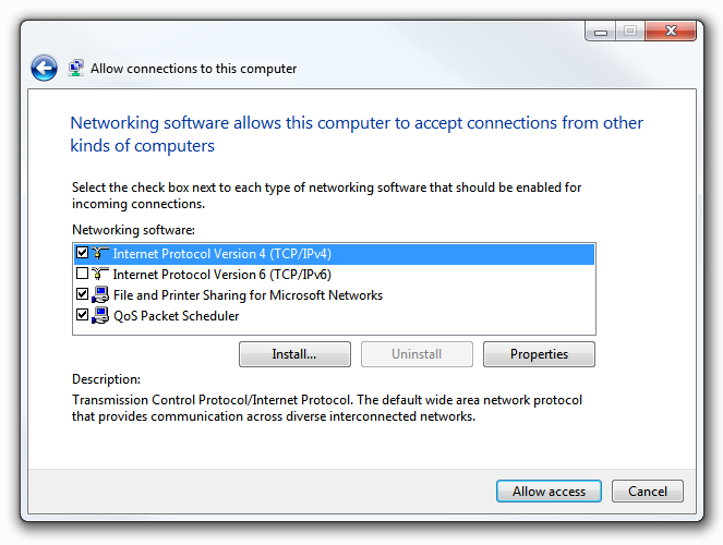 Windows 7 VPN Server - Networking Software