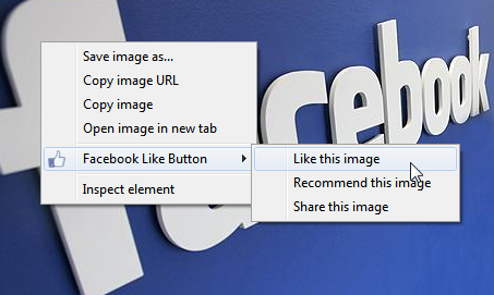 Facebook Like Button - Chrome Extension