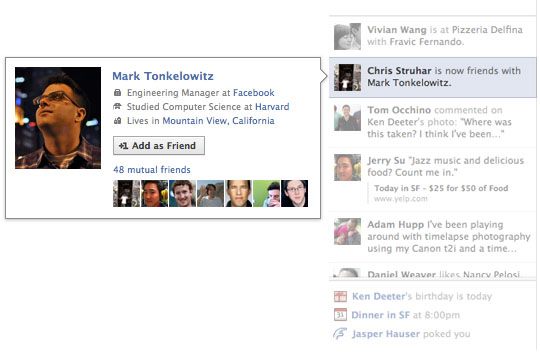 Facebook - News Ticker