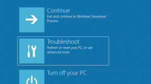 Windows 8 Boot menu