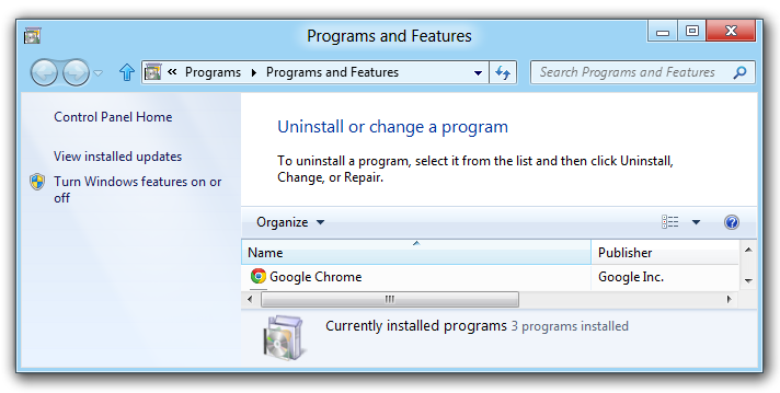 Where Is Programs In Windows 8
