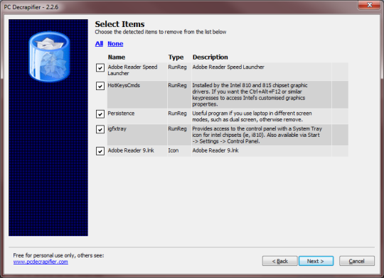PC Decrapifier - Screenshot