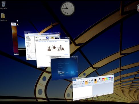 Windows 7 - Flip 3D Windows 7 - Flip 3D