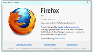Firefox 10 Beta