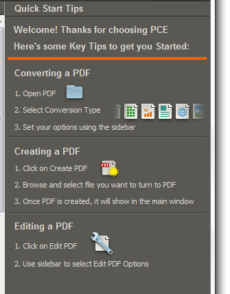 PDF Converter Elite - Quick Start PDF Converter Elite - Quick Start