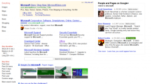 Disable Google personal search