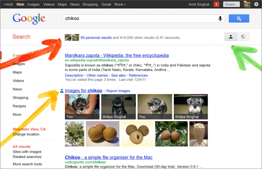 Google Search now integrates with Google+