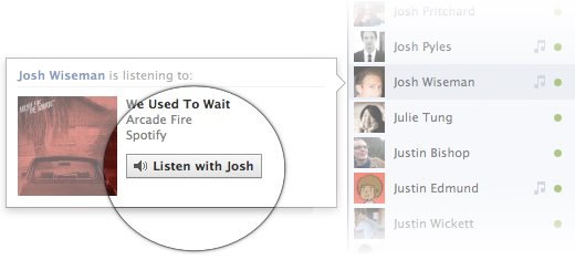 Listen With Facebook