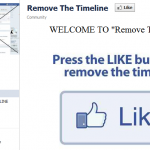 Scam - Remove Facebook Timeline