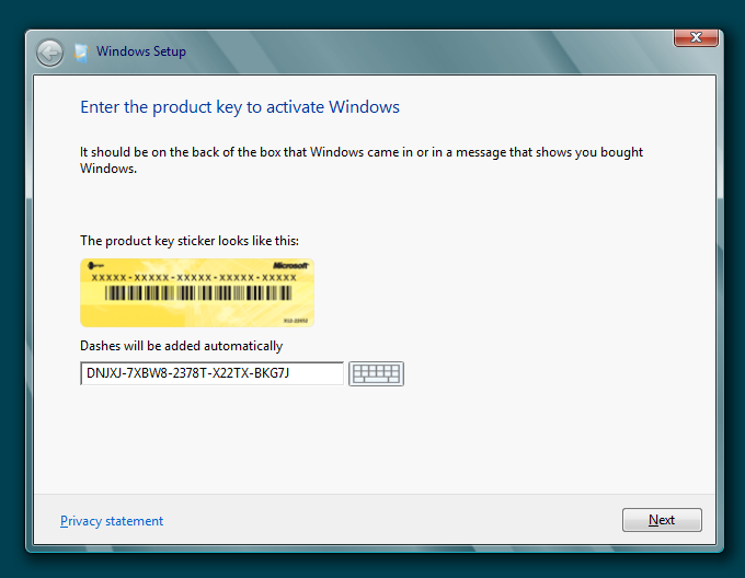 windows 8 serial product key