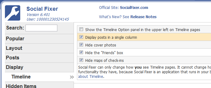 Facebook Timeline Social Fixer Facebook Timeline Social Fixer