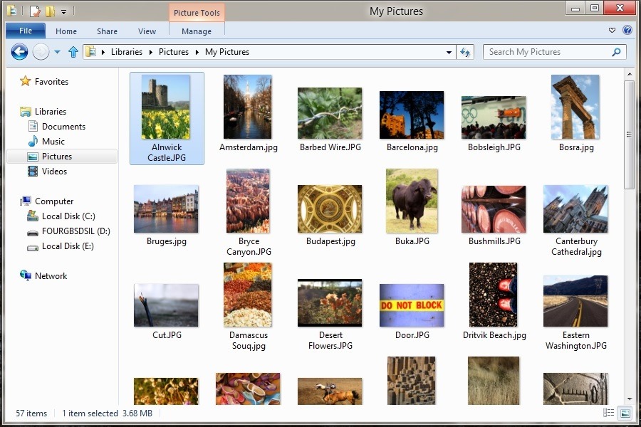 Ribbon minimized by default - Windows 8