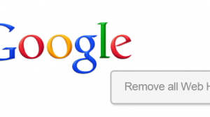 Remove Google Web History