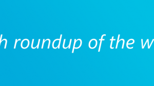 Tech roundup - light blue